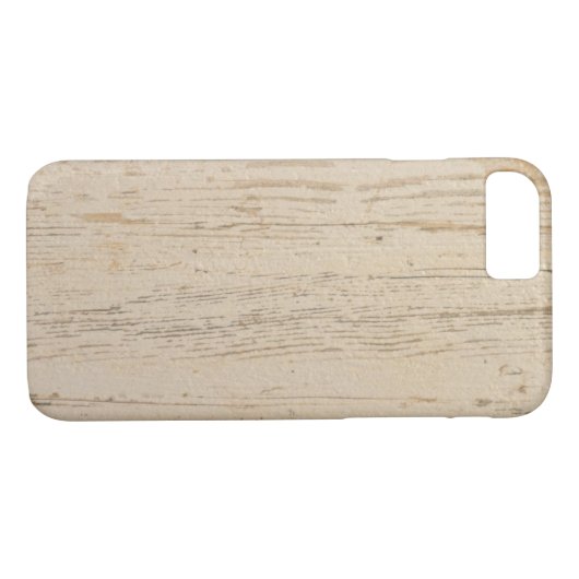 Wit getextureerd houten korrel Case-Mate iPhone case (Achterkant (Horizontaal))