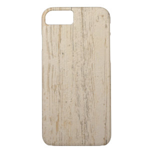 Wit getextureerd houten korrel 	iPhone 8/7 hoesje
