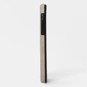 Wit getextureerd houten korrel Case-Mate iPhone case (Achterkant/links)