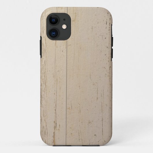 Wit getextureerd houten korrel Case-Mate iPhone case (Achterkant)