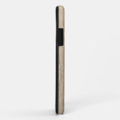 Wit getextureerd houten korrel Case-Mate iPhone case (Achterkant/rechts)