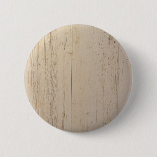 Wit getextureerd houten korrel ronde button 5,7 cm