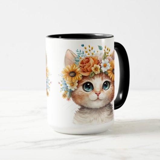 WIT-GEZICHT VAN WATERVERF MET STROMEN MOK (Voorkant rechts)