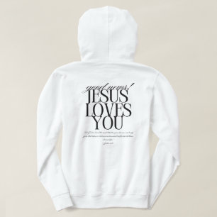 Wit Goed Nieuws Hoodie