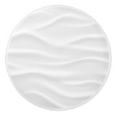 Wit-golfafdruk rond aangepaste keramische knop /pu (Voorkant)