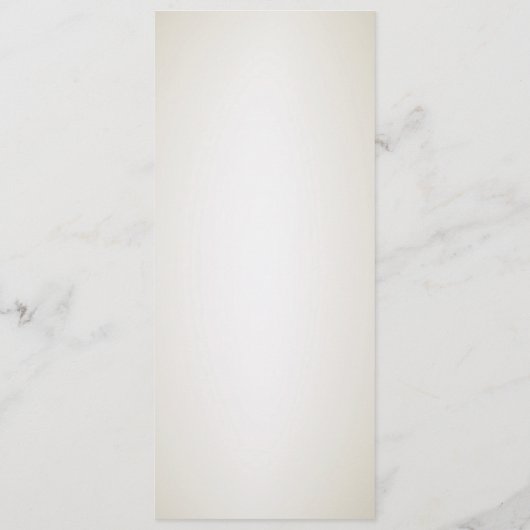 Wit Goud Bloemen Bruiloft Menu (Achterkant)