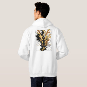 Wit & Goud Design Collectie Hoodie