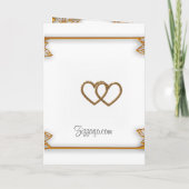 Wit Goud Huwelijksprogramma Programma (Achterkant)