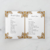 Wit Goud Huwelijksprogramma Programma (Binnen)