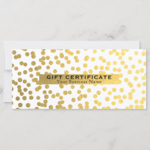 Wit & Goud Nep Folie Glam Cadeaubon