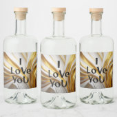 Wit Goud Retro  Bier Etiket (Flessen)