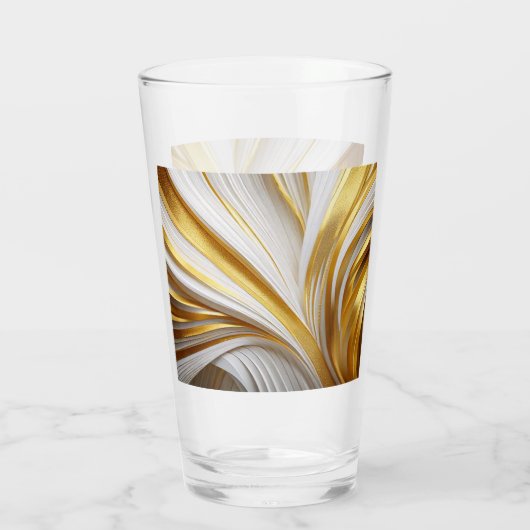Wit Goud Retro  Glas (Achterkant)