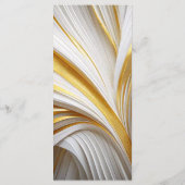 Wit Goud Retro  Menu (Achterkant)