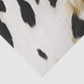 Wit Goud Zwart Zuidwest Koeienhuid Tissuepapier (Detail)