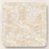 Wit graniet bier onderzetter (Voorkant)