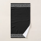 Wit Grecian Frieze Design Bad Handdoek (Handdoek)