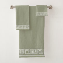 Wit Grecian Frieze Design Sage