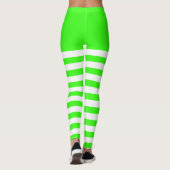 Wit & Groen Leggings (Achterkant)