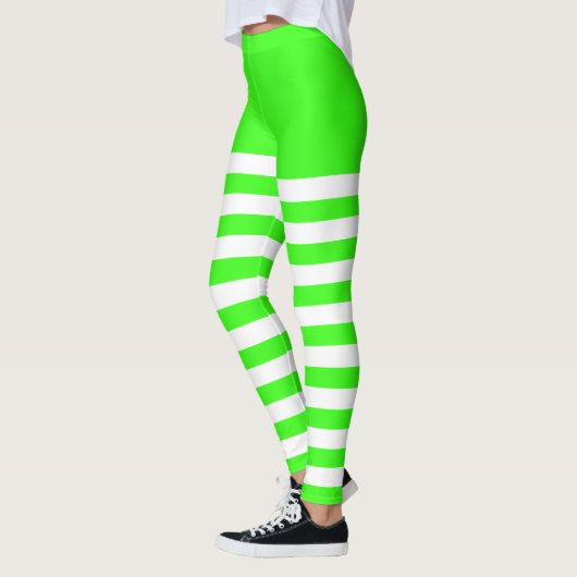 Wit & Groen Leggings (Links)