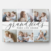 Wit | Grootkinderen maken foto's van het leven Fotoplaat (voorkant)