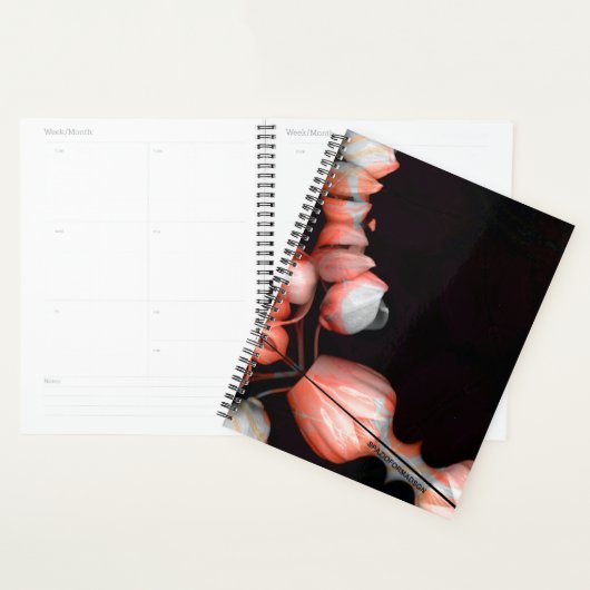 "Wit hart in zwart van de zon" Planner (Display)