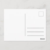 "Wit hart in zwart van zon" & Reis Briefkaart (Achterkant)