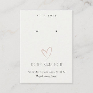 WIT-HART-MUM VOOR VERPLICHTE STUD-BEELDSCHERM PLAATSKAARTJE