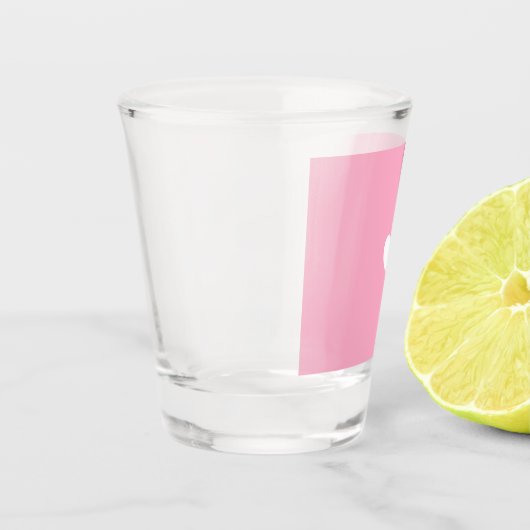 Wit hart shot glas (Links)