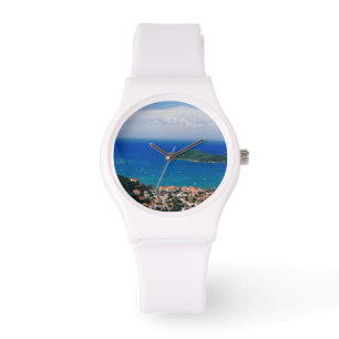 Wit Horloge met St. Thomas Scene