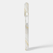 Wit Jade Marmer Goud Glitter  Case-Mate iPhone Case (Achterkant / Links)