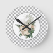  wit karton voor rozen  ronde klok (Voorkant)