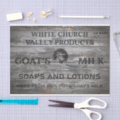 Wit-kerkgeitekarton, deklaag van melk tissuepapier (Craft)