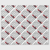 Wit Kerstfeest Cadeaupapier (Vlak)