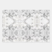 Wit kerstfeest inpakpapier vel (Voorkant)