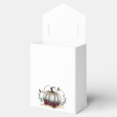 Wit Klein Pompoen Thema Baby shower Bedankdoosjes (Geopend)