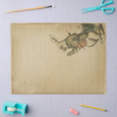 -wit konijn Alice in Wonderland ontkoppeling Tissuepapier (Craft)