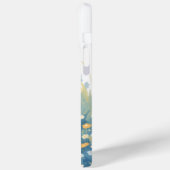 Wit konijn verstopt zich in weide Case-Mate iPhone case (Achterkant / Links)