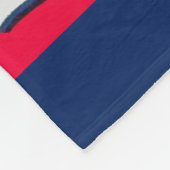 Wit Konijn Wasserij Starch label print Fleece Deken (Hoek)