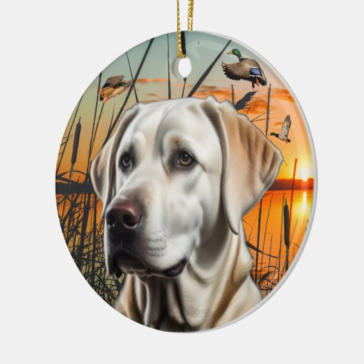  wit Labrador Ornament (Links)