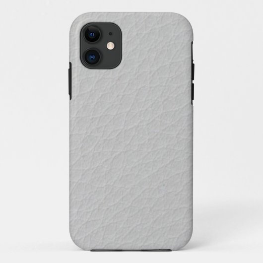 Wit leer Case-Mate iPhone case (Achterkant)