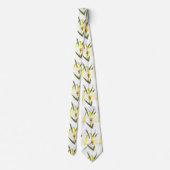  wit lelaspatroon stropdas (Achterkant)