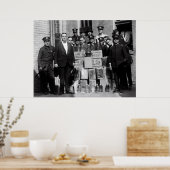 WIT-LICHTMOONSHINEBUST VERBODEN POSTER (Keuken)