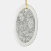 Wit Lijst Ovaal Ornament (Rechts)