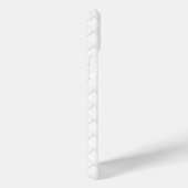 Wit Lint Bewustzijn op Witte Checkers Case-Mate iPhone Case (Achterkant / Rechts)