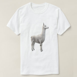 Wit Llama/Alpaca T-shirt