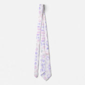 Wit luipaard patroon stropdas (Achterkant)