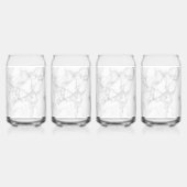 Wit Marmer Blikvorm Glas (Achterkant)