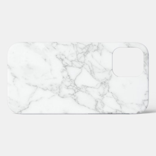 Wit Marmer Case-Mate iPhone Case (Achterkant (horizontaal))