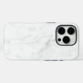 Wit Marmer Case-Mate iPhone Case (Achterkant (horizontaal))
