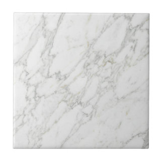 Wit Marmer Elegant Minimalistische Luxe Design Tegeltje